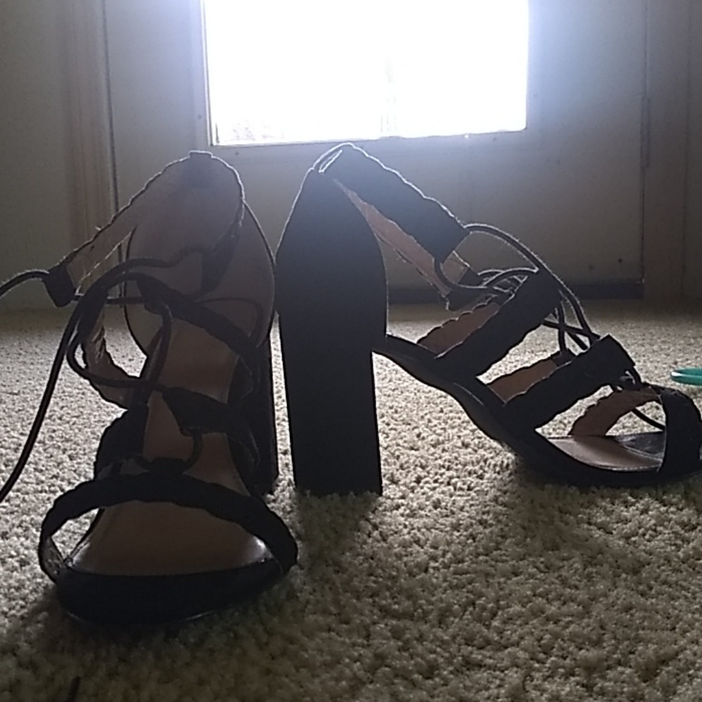 Charlotte Russe Velvet Heels